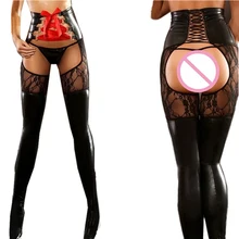 ENGAYI Sexy Brand Summer Women Faux Leather Latex Underwear Erotic Lingerie Babydolls Nuisette Lenceria Costumes Porn A1075 эротическая одежда brand new babydolls 654440