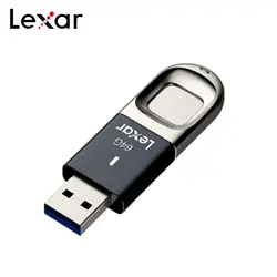 Lexar JumpDrive отпечатков пальцев F35 флеш-накопитель usb 3,0 флешки 32 ГБ, 64 ГБ и 128 ГБ 150 МБ/с. флэш-памяти Флеш накопитель usb stick