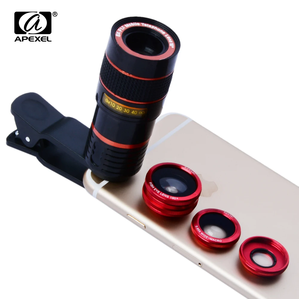 bilder für Universal 8x tele Zoom Telefon Objektiv Tele Fisheye Makro Kamera lens kit für iphone 6 6s plus 5 samsung s7 s6 APL-19CX3 bilder für Universal 8x tele Zoom Telefon Objektiv Tele Fisheye Makro Kamera lens kit für iphone 6 6s plus 5 samsung s7 s6 APL-19CX3