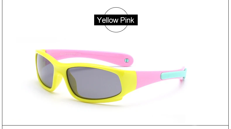Высококачественные детские поляризованные солнцезащитные очки с силиконовой цепочкой, детские защитные солнцезащитные очки для мальчиков и девочек, спортивные очки Oculo WarBLade