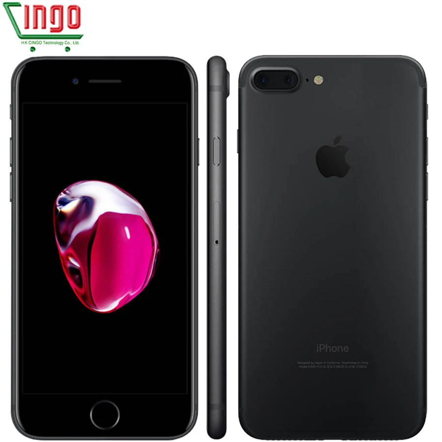 Original Apple iPhone 7 Plus 3GB RAM 32/128GB/256GB IOS 10 Cell Phone LTE 12.0MP Camera Apple Quad-Core Fingerprint 12MP 2910mA