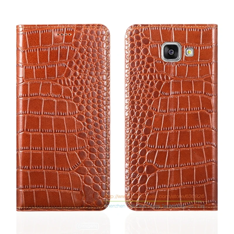 imágenes para Grano del cocodrilo Del Cuero Genuino Para Samsung Galaxy A7 2017 A720 A720F Lujo Cubierta Del Teléfono y Tarjeta Imán Invisible 1 ranura imágenes para Grano del cocodrilo Del Cuero Genuino Para Samsung Galaxy A7 2017 A720 A720F Lujo Cubierta Del Teléfono y Tarjeta Imán Invisible 1 ranura