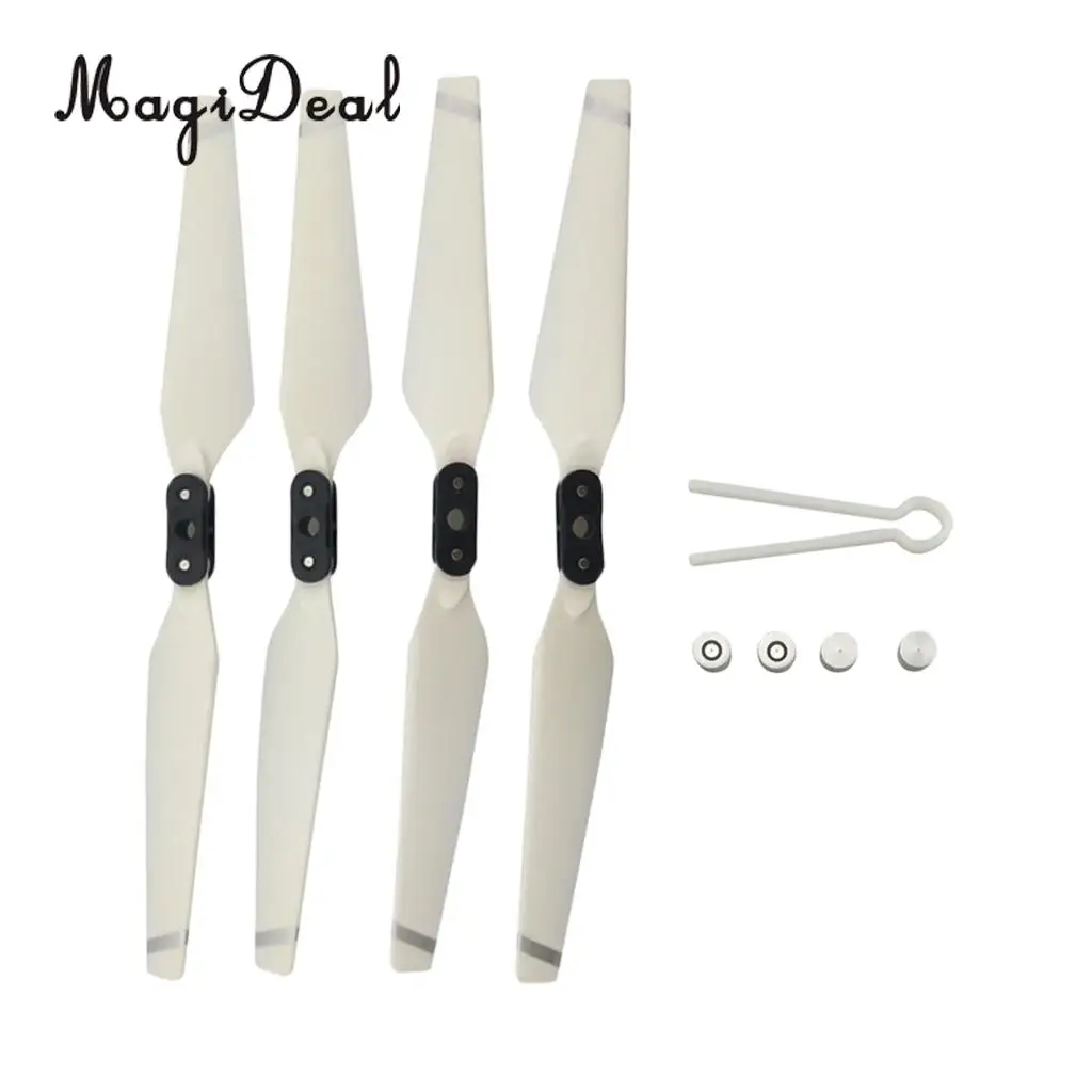 MagiDeal 4Pcs Propeller Blade Prop for Hubsan H501S H501C H501A H501M H501S W H501S pro MJX B2C B2W Bugs 2 B3 B3H Bugs 3H