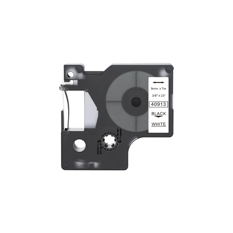1 шт. многоцветная этикетка кассета для DYMO D1 40913 черный на белом 9 мм * 7 м