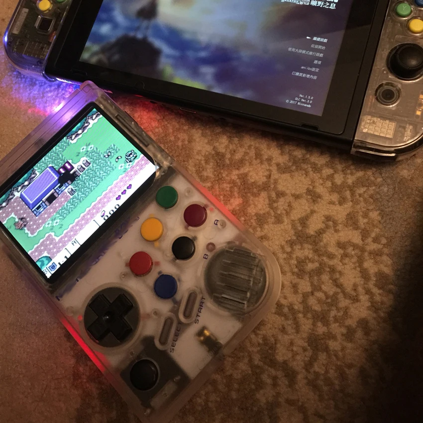 

5000 in 1 Raspberry Pi arcade Retro Game Console gameboy Mini handheld game console Super HD IPS Transparent color Best Gift