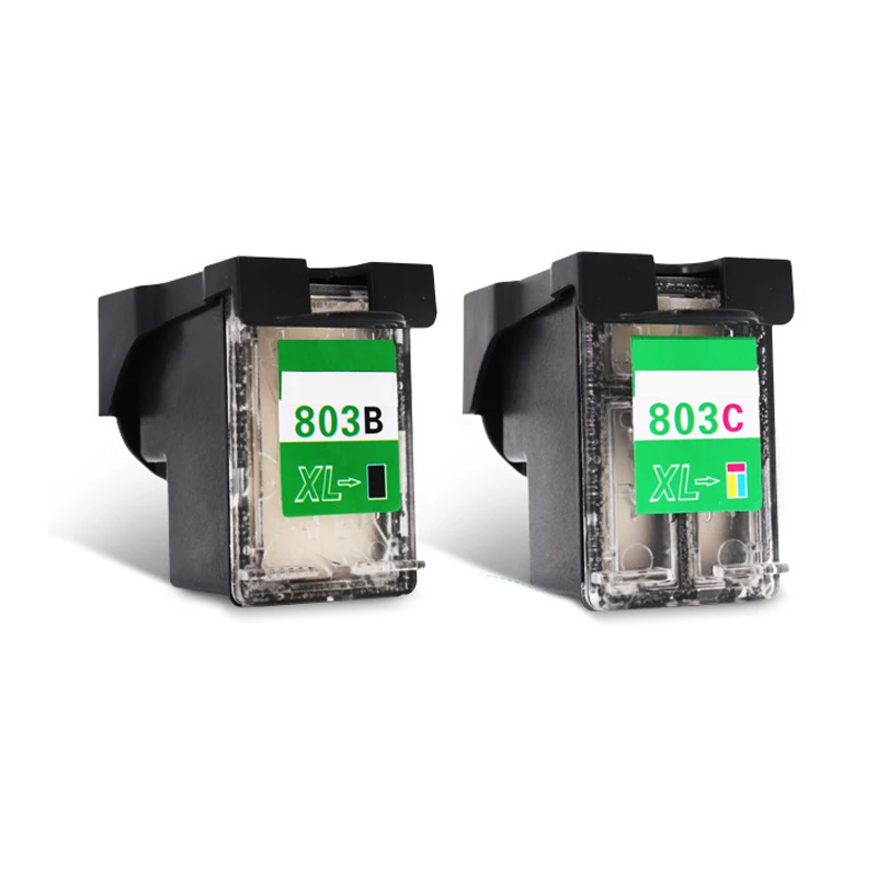 Vilaxh Hp803 Cartucho para Recarregáveis Edibel Cartucho de Tinta para Impressora de Café Impressora de Alimentos para hp 803bk 803 Cor - Imagem 3