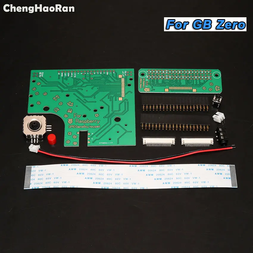 

ChengHaoRan DIY 6 Buttons PCB Board Switch Wire Connector Kit For Raspberry Pi GBZ For Game Boy GB Zero DMG-001
