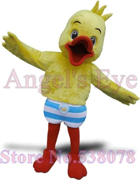 

Cute Yellow duck Mascot Costume Adult Size Adorable Duckling Theme Animal Cosplay Costumes Fursuit Fancy Dress Kits