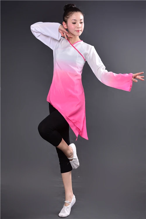 New Design Dance Practice Tops Tibetan Costumes Classical Gradient Color Ethnic | Тематическая одежда и униформа
