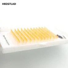 HBZGTLAD абсолютно новые C/D локоны 0,07/0,1 мм 8-14 мм накладные ресницы белые+ оранжевые ресницы индивидуальные цветные ресницы искусственные ресницы для наращивания