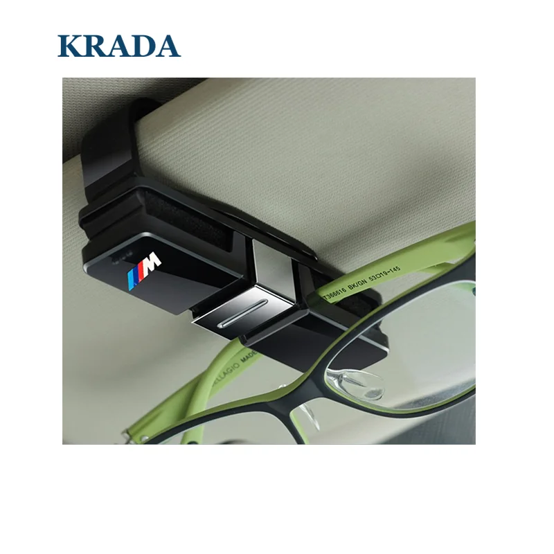 KRADA car accessories glasses holder for BMW e46 f10 e90 f30 e60 f20 e39 x3 e36