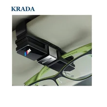 KRADA accesorios del coche titular de gafas para el BMW e46 e60 e90 f30 f10 f20 e39 e36 x5 x3 x1 x5 e92 f30 e30 e34 e53 x5 70 Car-styling