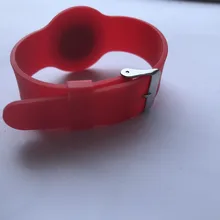 1000 шт./лот 13,56 МГц записи-чтения ISO-14443A Силиконовый Браслет RFID браслеты