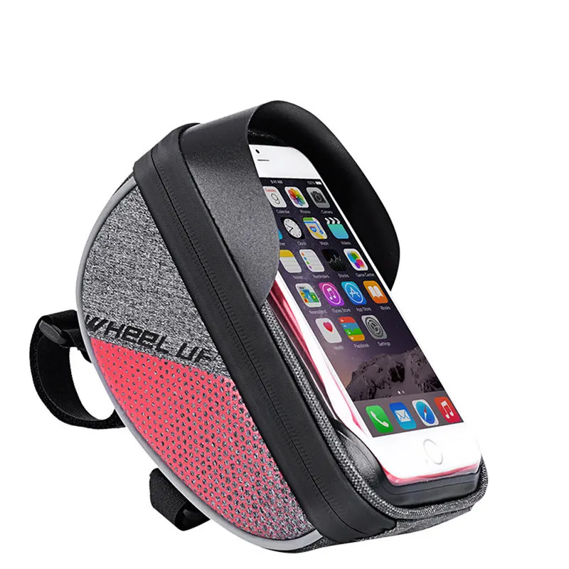 TURATA, держатель для велосипеда, мотоцикла, водонепроницаемый чехол, сумка, крепление на руль, держатели для телефонов, подставка для iPhone 7, 8, 6, 6s Plus, Xiaomi - Цвет: Красный