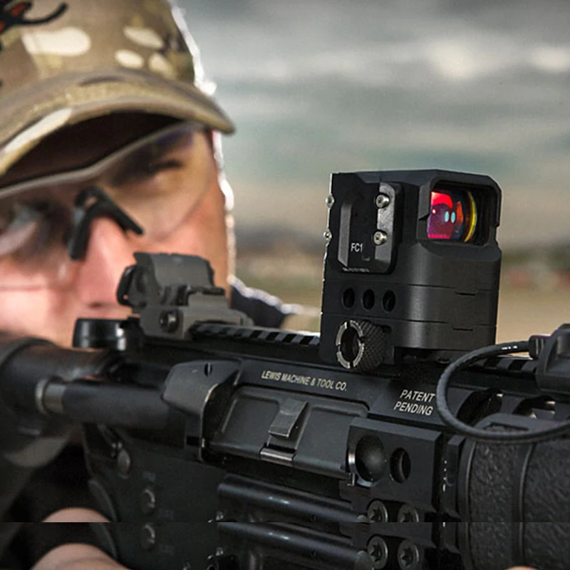 FC1 2MOA красный точечный прицел коллимированный оптический прицел рефлекторный прицел подходит 20 мм рельс для охоты снайперская винтовка голографический прицел