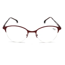 Унисекс очки для чтения для женщин и мужчин, кошачий глаз, очки, лупа, Gafas de lectura, очки для зрения, титановая полуоправа