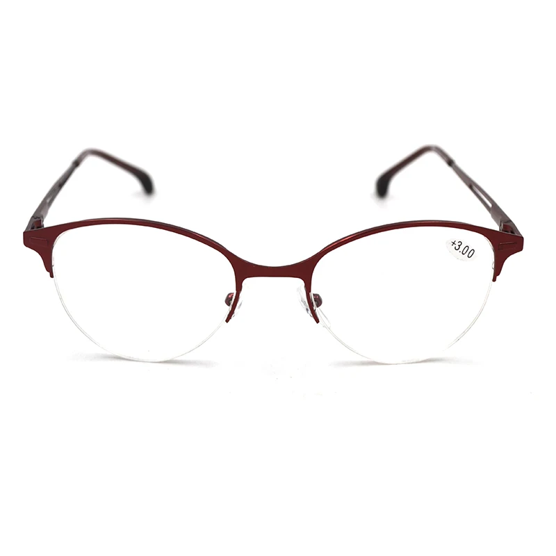 

Unisex Reading Glasses For Women Men Cat Eye Spectacles Glasses magnifier Gafas de lectura glasses for sight Titanium Half Frame