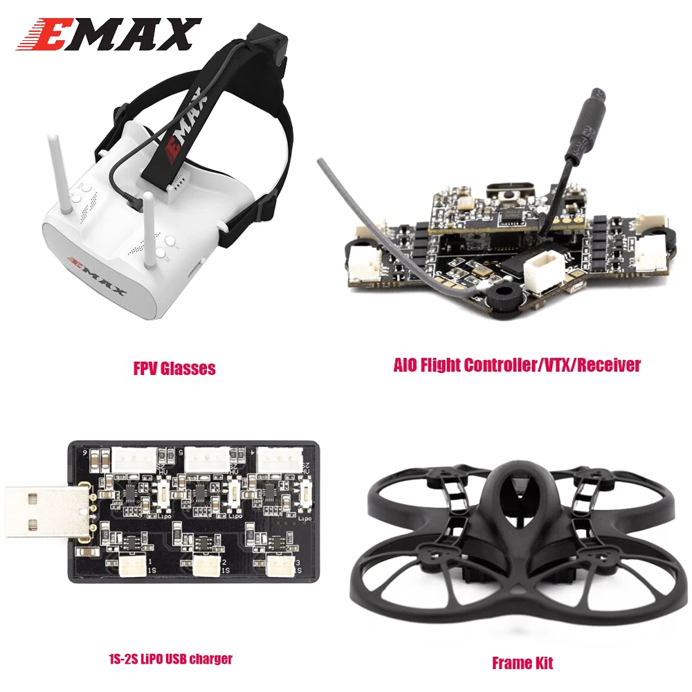 Emax 2S Tinyhawk S Mini FPV Racing Drone With Camera 0802 15500KV Brushless Motor Support 1/2S Battery 5.8G FPV Glasses RC Plane Emax 2S Tinyhawk S Mini FPV Racing Drone With Camera 0802 15500KV Brushless Motor Support 1/2S Battery 5.8G FPV Glasses RC Plane