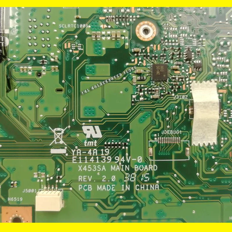 X453SA материнская плата для ноутбука For Asus X453S X453 F453S Тест 100% OK N3050/N3060 2