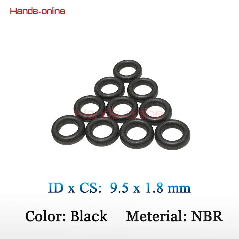 

10pcs/lot 13.1 x 9.5 x 1.8 mm O-rings O Ring oil seal resistant NBR Nitrile Butadiene Rubber seals o-ring 13.1mm OD x  1.8mm CS