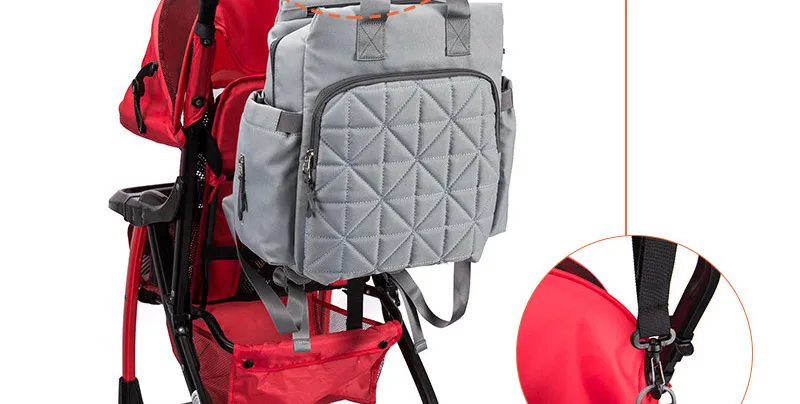 Fashion Mummy Maternity Diaper Bag Large Nursing Bag Travel Backpack Designer Stroller Baby Bag Baby Care Nappy Backpack_06