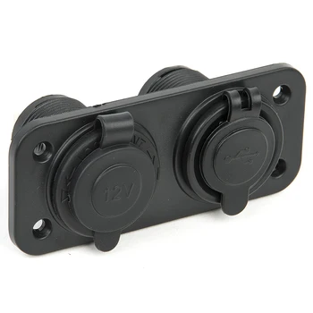 

USB Socket Splitter Dual Car Electronic Cigarette Lighter USB 12V 2.1A 1A Charger Motorcycle USB Power Adapter Outlet Plug