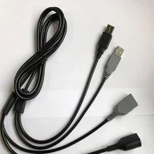 10 шт. 4 порта 3-в-1 для геймкуб контроллер переходник для W-i-U или ПК комбинированный конвертер адаптер с кабелем 2 м кабель-удлинитель