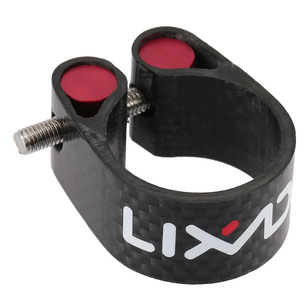 Lixada Carbon Fiber Seat Post Clamp Carbon 30.2mm 34.9mm Seatposts Clamps Bicycle Parts