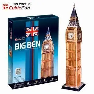 CubicFun 3D puzzle DIY toy paper building model Big Ben London C094H world s great architecture