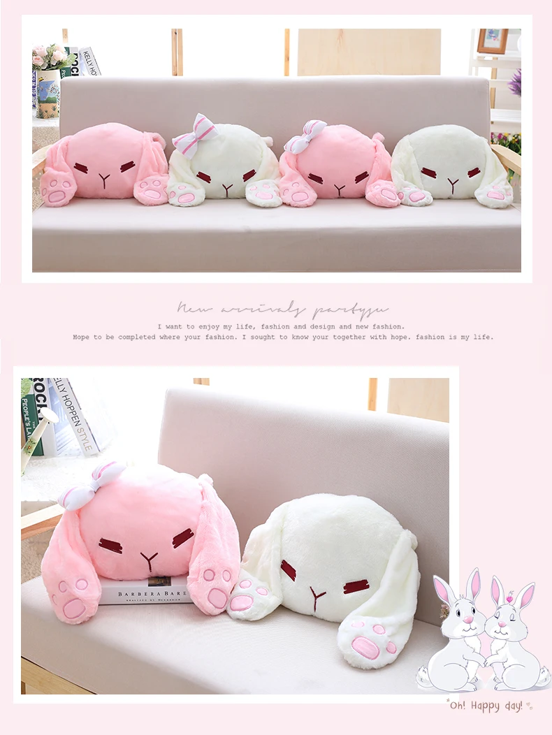 Миленький плюшевый кролик рюкзак японский Kawaii Bunny Рюкзак Мягкая игрушка кролик детская школьная сумка подарок Детская игрушка для маленькой девочки