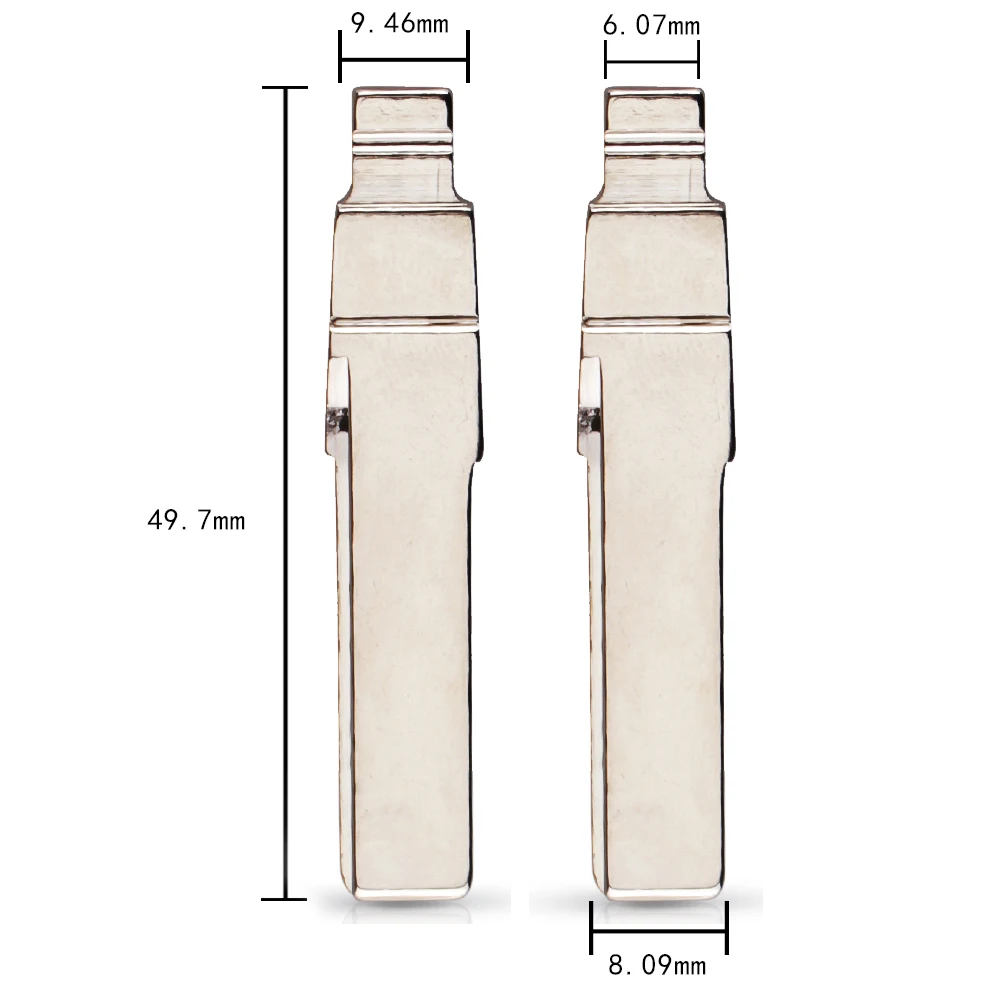 KEYYOU 10 шт. № 86 дистанционный ключ лезвие HAA для Volkswagen Passat Bora Skoda OCTAVIA III Seattle для автомобиля Audi ключ пустой Замена HU66 плоский ключ