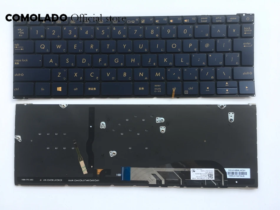 

JP Japan keybord for ASUS ZENBOOK UX390 UX390UA with backlit keyboard JP Layout
