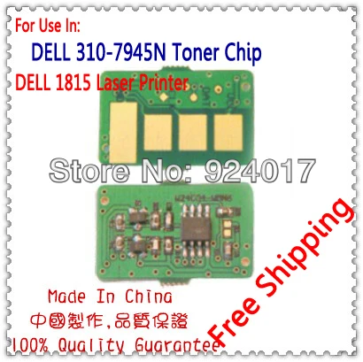 

Compatible Printer Dell 1815 1815n 1815dn Toner Chip,For Dell 310-7945 RF223 310-7943 PF658 736368 Toner Cartridge Refill Chip