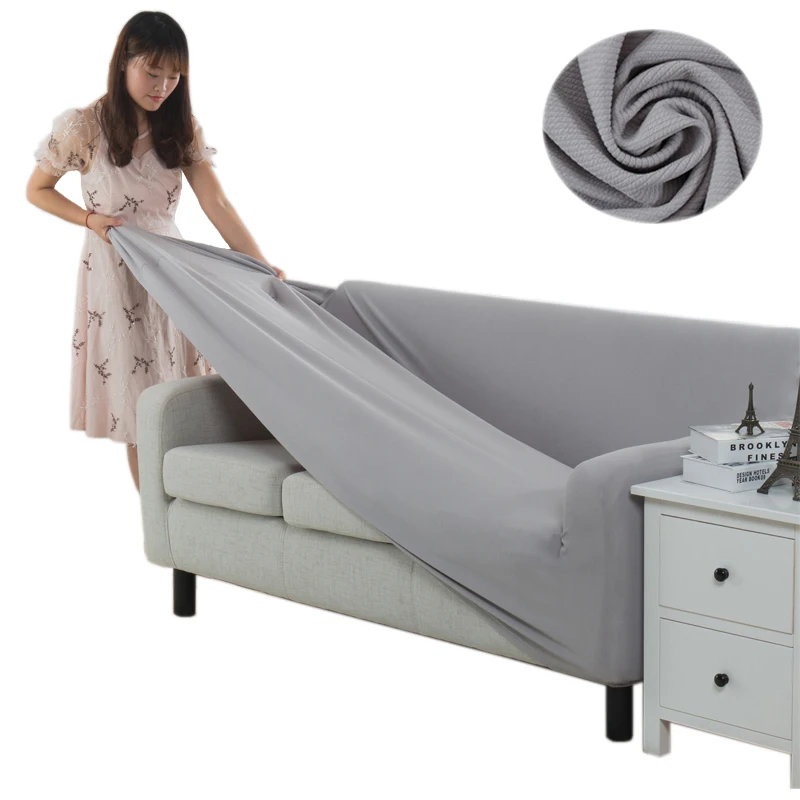 

TUEDIO Knitting Sofa Cover Slipcover Single/Two/Three/Four-Seater Stretch Scenic Funda Sofa Couch Cover Capa De Sofa Decoration