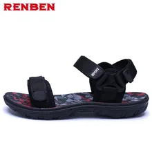 Мужские сандалии; коллекция года; сезон лето; мужские черные пляжные сандалии; высококачественные летние туфли на плоской подошве в стиле унисекс; sandalias para hombre; размеры