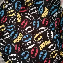 50x170 см Мстители супер герой Бэтмен лайкра хлопок ткани вязать лоскутное DIY детей материал платье вышитая Футболка