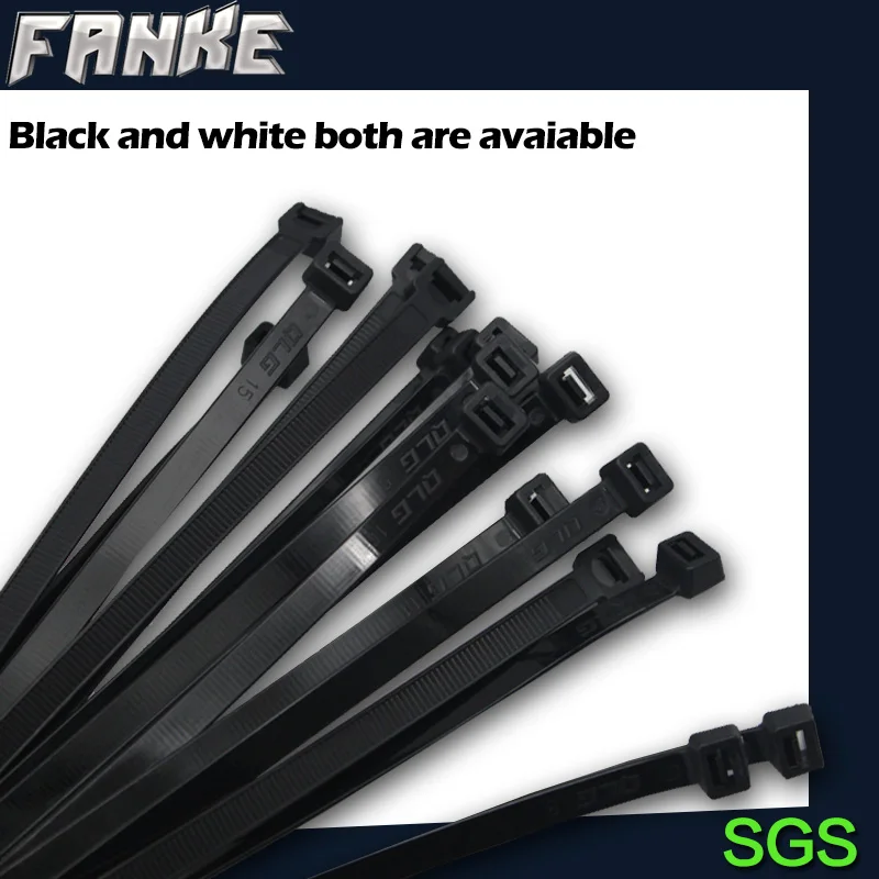 

1000pcs/pack 3*80mm High Quality width1.8mm Black Color Factory Standard Self-locking Plastic Nylon Cable Ties,Wire Zip Tie