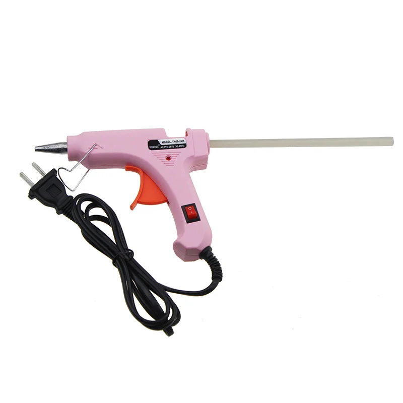 Hot Melt Glue Gun Hot Glue Gun FATCOOL Professional 20W Hot Glue Gun Repair Heat tool Heat Gun Blue Mini With Trigger US Or EU plug