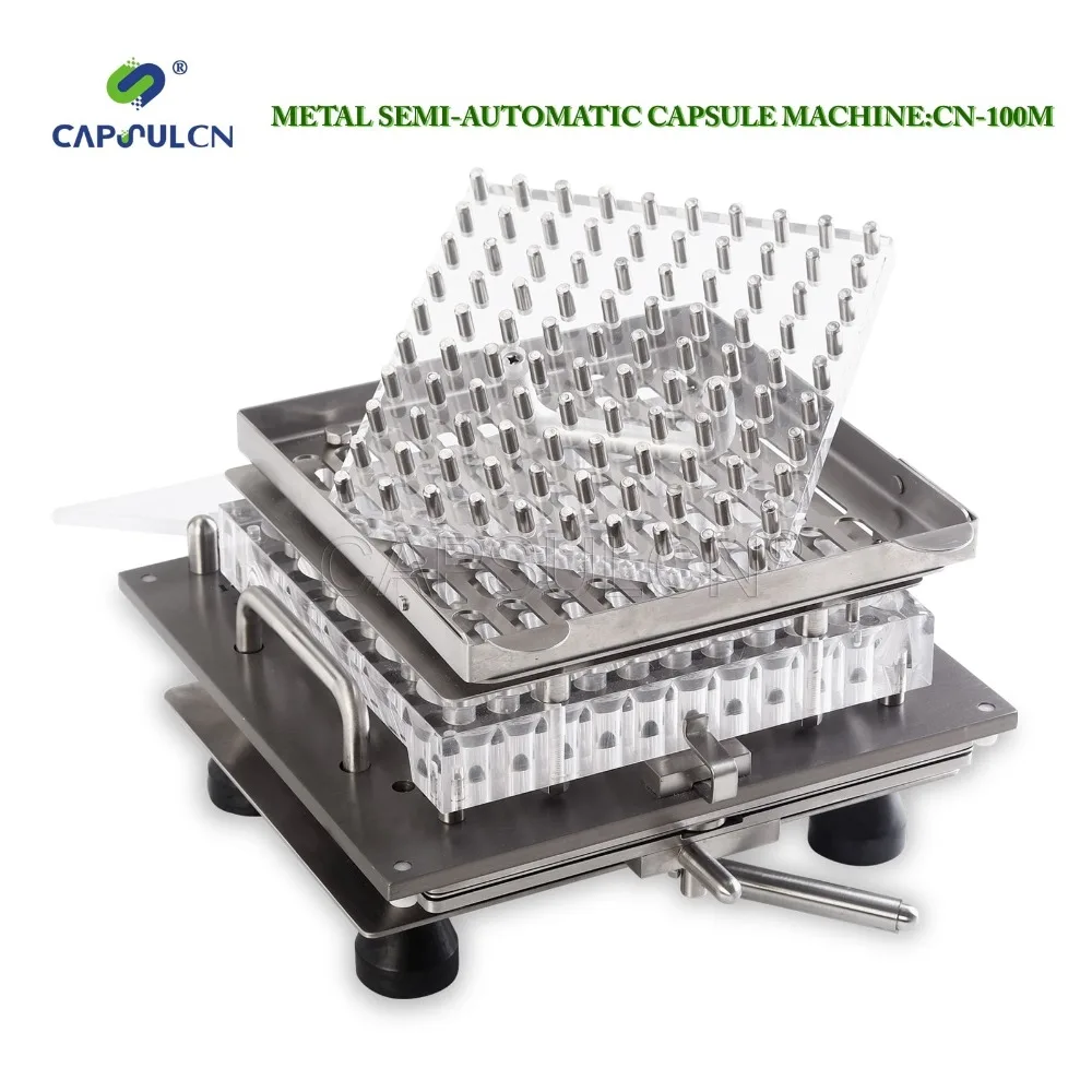 

CapsulCN-100M size 5 semi-automatic capsule filling Machine/capsule filling machines suit for joined capsule