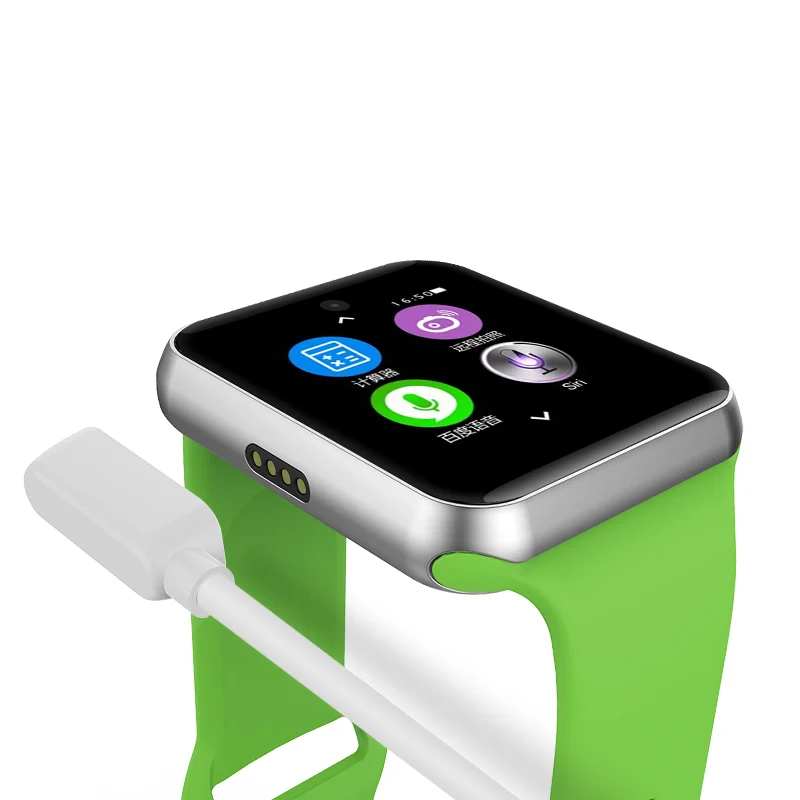 Goede DM09 Bluetooth Smart Horloge LF07 voor Apple Horloge 2.5D HD Scherm Ondersteuning 2G SIM Stappenteller Smartwatch Wearable Apparaten PK DZ09