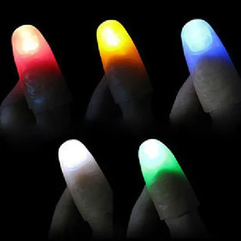 

Magic Super Bright Light Up Thumbs Fingers Trick Appearing Light Finger Covers