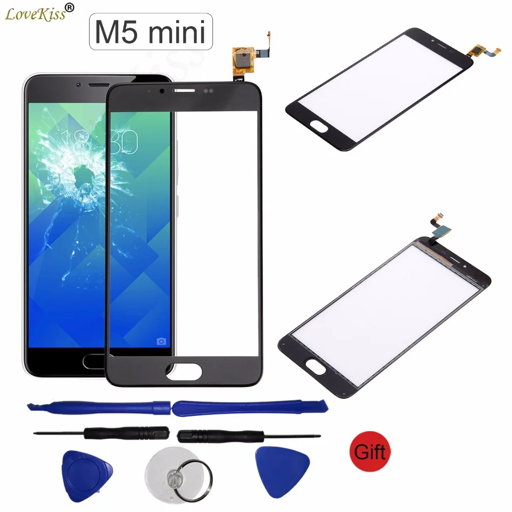 

M5 Mini Note Touchscreen Front Panel For Meizu M5S M5 Note Mini Touch Screen Sensor Digitizer LCD Display Glass Replacement Tool