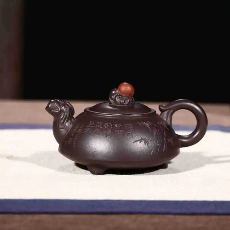 Rhyme hai pot of yixing Специальный Чай подлинный знаменитый Пэн-Чэн ГУ чистый ручной
