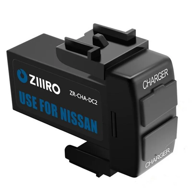

Car Interface Dual USB Charger Connector Adapter Socket for NISSAN Qashqai Tiida X-trail Sunny NV200 Teana Sylphy Paladin March