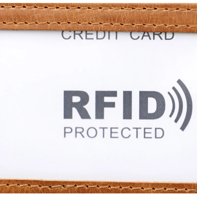Baellerry стиль RFID визитница минималистский кошелек для мужчин женщин карты ID Держатели пояса из натуральной кожи RFID д