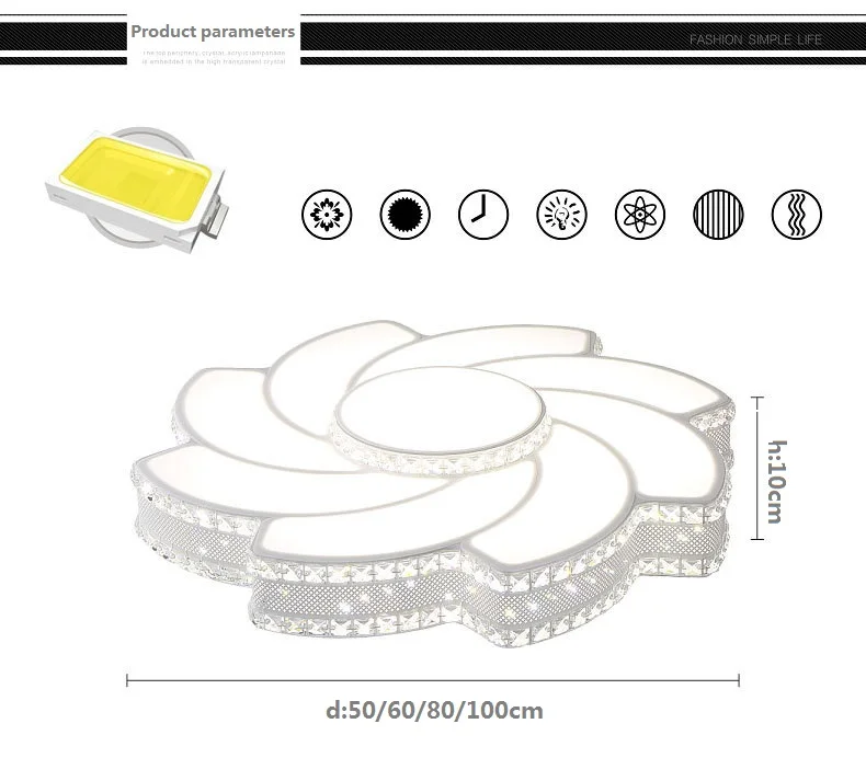 Светодиодный потолочный светильник Книги по искусству Кристалл Вихрь Гостиная Спальня ресторан исследование проекта Освещение AC85-265V
