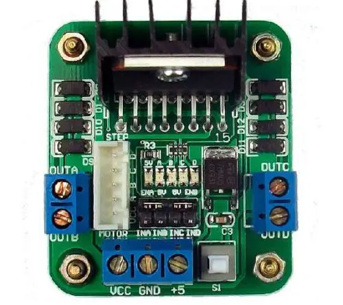 

L298N Dual H Bridge DC stepper Motor Driver Controller module Board for Arduino
