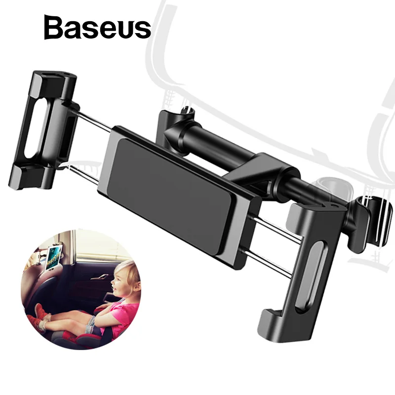 Baseus Backseat Car Phone Holder for 4.7-12.9 inch iPad Mobile Phone Back Seat Car Holder Stand Tablet PC Headrest Phone Holder