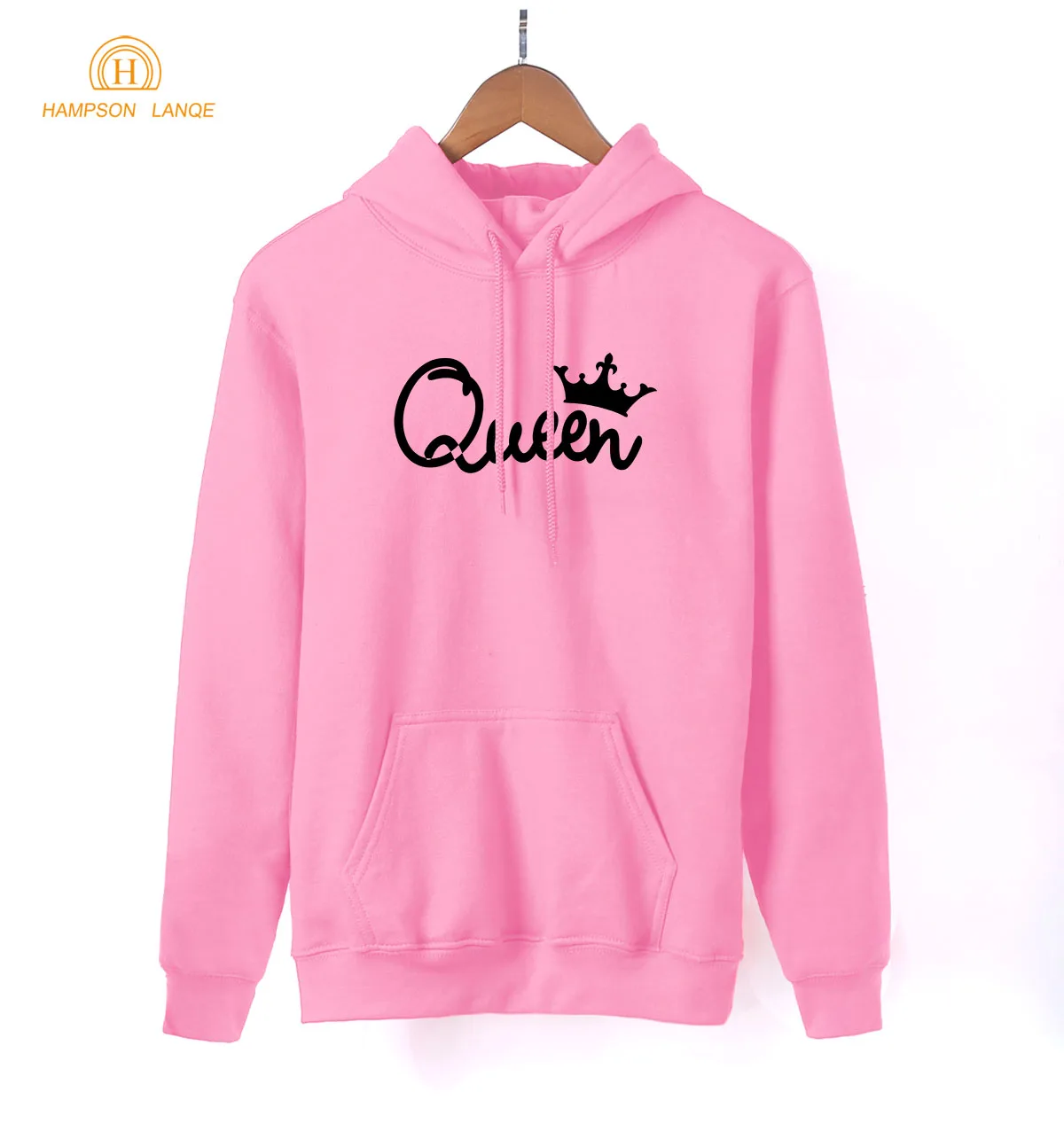 

Imperial Crown Queen Print Female Pullovers 2019 Hot Spring Autumn Cute Sweatshirts Women's Slim Fit Hoodies Pink Harajuku Hoody