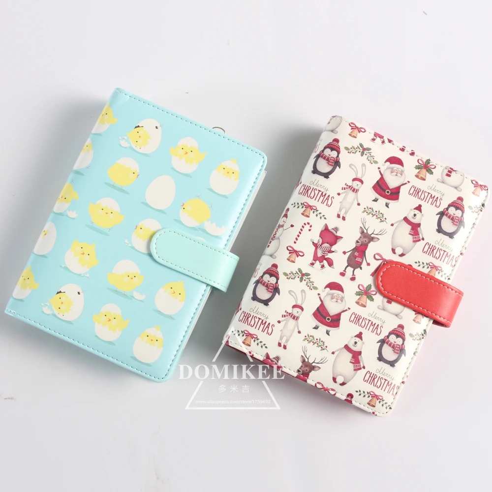 

New cute cartoon leather spiral notebook,candy school student binder weekly planner/diary/agenda planner organizer WJ-XXWJ396-